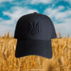 2025 Black Hat With Ukrainian Emblem