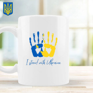 I Stand With Ukraine 2025 Mug - Anti Trump