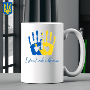 I Stand With Ukraine 2025 Mug - Anti Trump