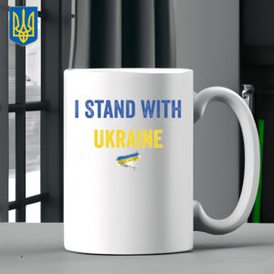 I Stand With Ukraine 2025 Mug - Proud Ukrainian