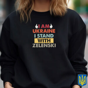 I Stand With Ukraine Zelenski Support 2025 T-Shirt