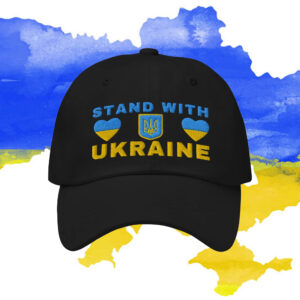 I Stand with Ukraine 2025 Dad Hat - Support Ukraine