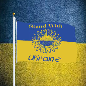 Offcial Stand With Support Ukraine Flag