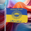 Offcial Stand With Support Ukraine Flag