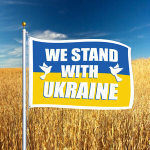 Offcial We Stand With Ukraine Flag