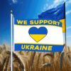Offcial We Support Ukraine Flag