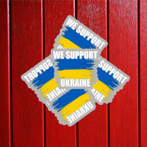 Offcial We Support Ukraine Sticker ,Car Magnets