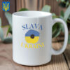Slava Ukraini 2025 Mug - Ukraine Flower