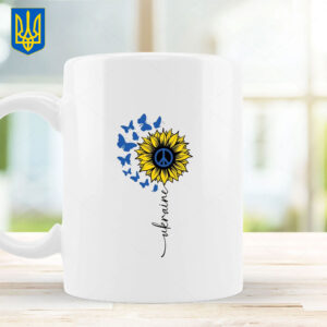 Sunflower Ukraine 2025 Mug - Freedom for Ukraine