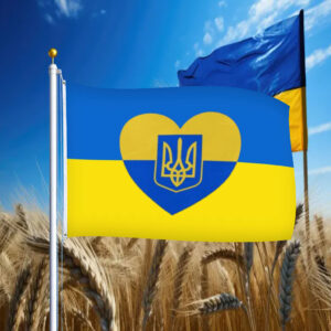 Support Ukraine, Stand with Ukraine Flag