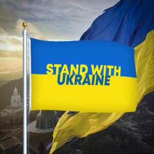 Ukraine Flag Stand With Ukraine