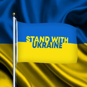 Ukraine Flag Stand With Ukraine