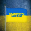 Ukraine Flag Stand With Ukraine