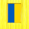 Ukraine Flag made in Skowhegan, Maine