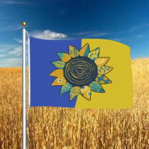 Ukraine Garden FLag