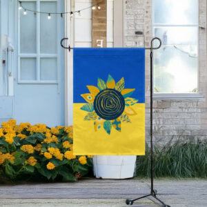 Ukraine Garden flag & House Banner We Stand with Ukraine flag