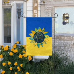 Ukraine Garden flag & House Banner We Stand with Ukraine flag