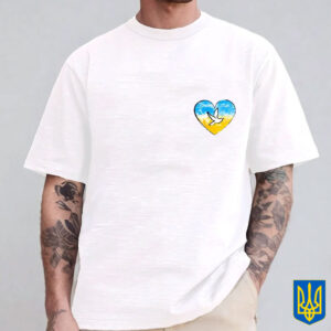 Ukrainian Flag Heart 2025 T-Shirt