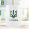 Ukraine 2025 Mug Coffee - Ukrainian Flag Trident