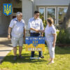 We Stand With Ukraine 2025 Plastic Yard Sign - Support Ukraine