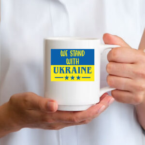 We Stand With Ukraine, Freedom for Ukraine Mug