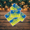 We Stand With Ukraine, Freedom for Ukraine Sticker ,Car Magnet