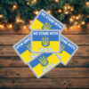 We Stand With Ukraine Sticker ,Car Magnets
