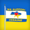 We Support Ukraine FLag